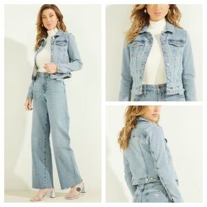 GUESS Vintage Jean Jacket Made In USA Women | Color: Blue Size S